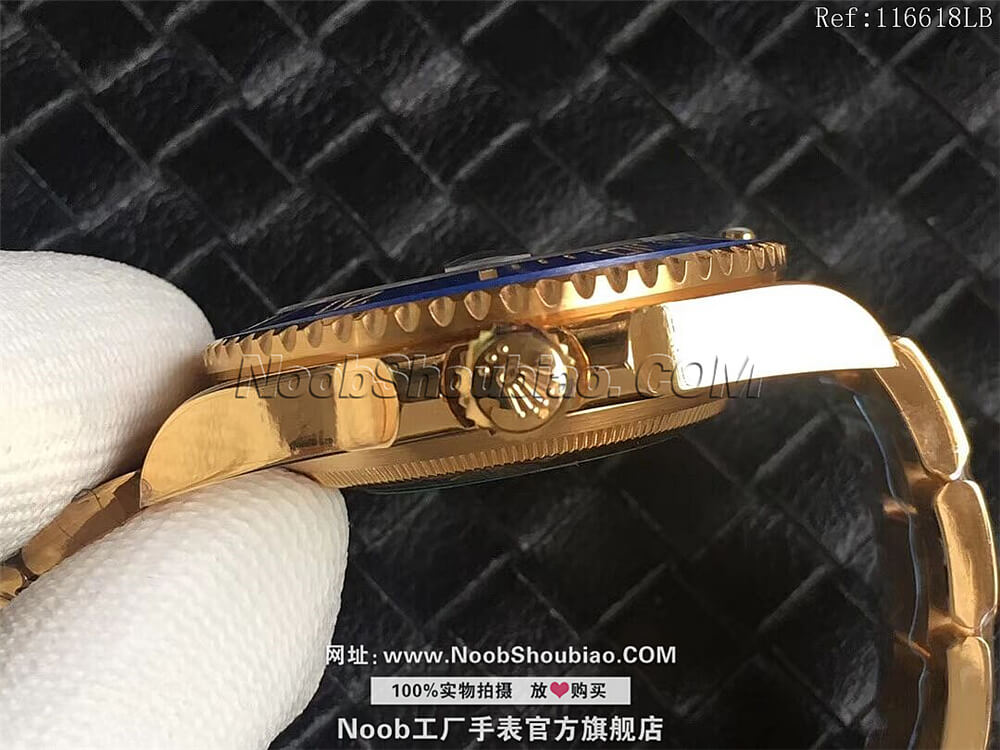 劳力士 Rolex 潜航者 Submariner 蓝水鬼 116618LB 18K包黄金