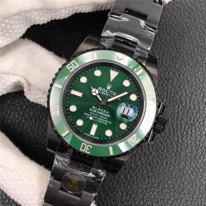 劳力士 Rolex 潜航者 德国Blaken改装厂 SUBMARINER DATE LV 绿水鬼