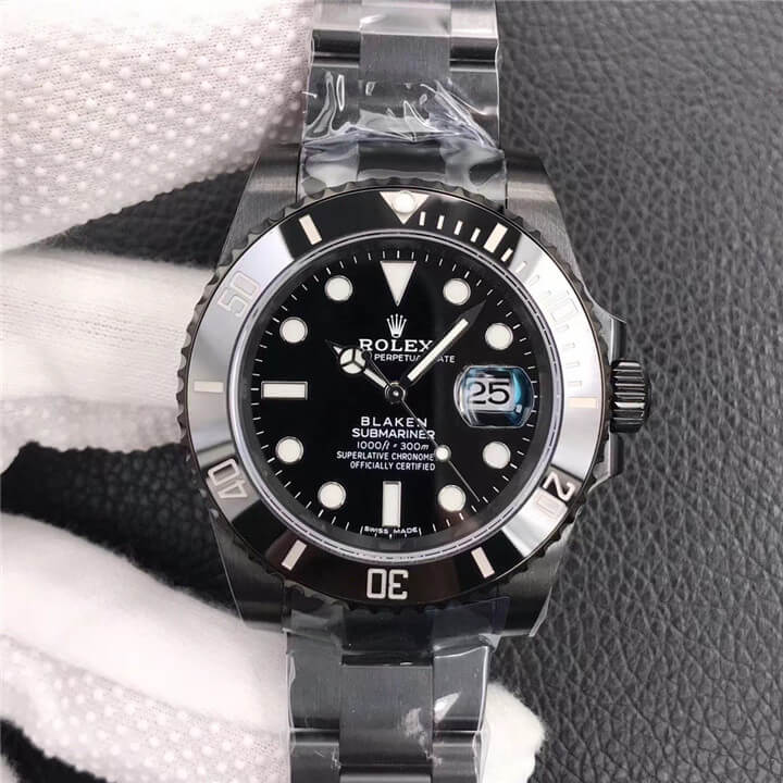 劳力士 Rolex 潜航者 Submariner 德国Blaken改装厂 SUBMARINER DATE 黑水鬼