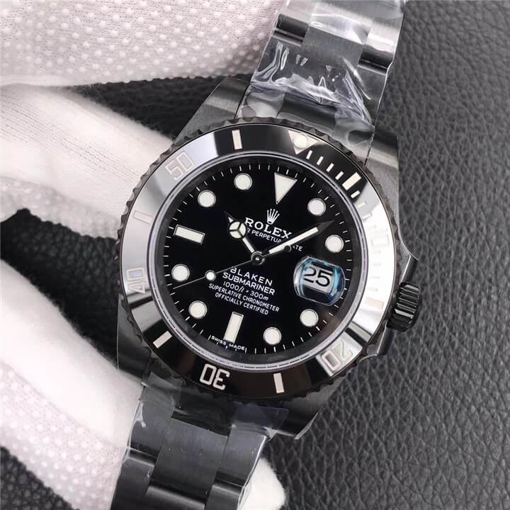 劳力士 Rolex 潜航者 Submariner 德国Blaken改装厂 SUBMARINER DATE 黑水鬼