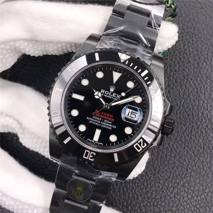 劳力士 Rolex 潜航者 Submariner 德国Blaken改装厂 SUBMARINER DATE 黑水鬼